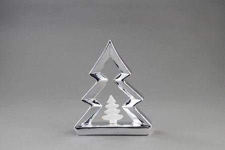 Sapin ceram blanc/argent