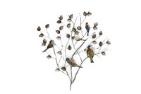 Deco murale branche avec oiseaux Beaux-Arts